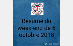 Week-end GFC 6 octobre 2018